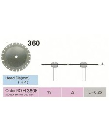 Discos de Diamante Semiflexible ISO 806.104.360.514.220 BADER® DENTAL